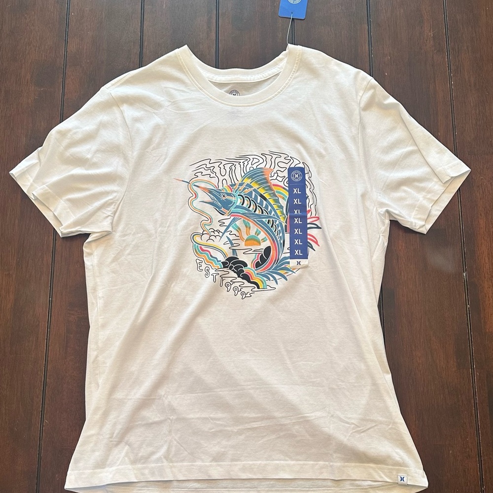 XL White Hurley T-Shirt